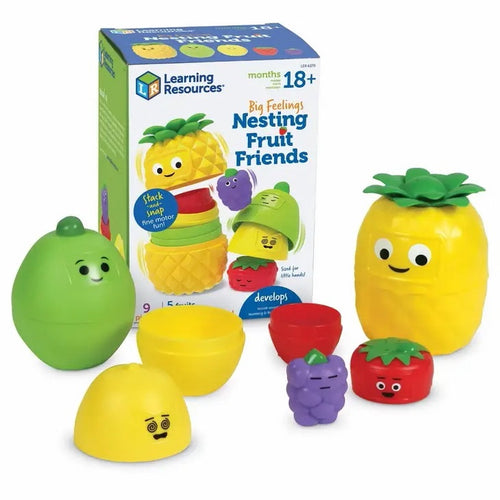 Learning Resources Nesting Fruit Friends ~ learn about feelings toy.