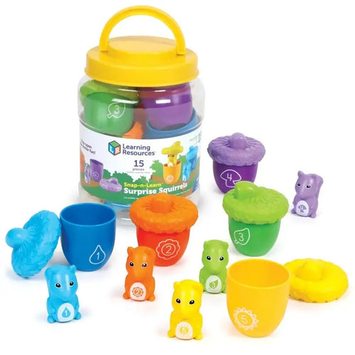 Learning Resources Surprise Squirrels activity. Early Learing toys.