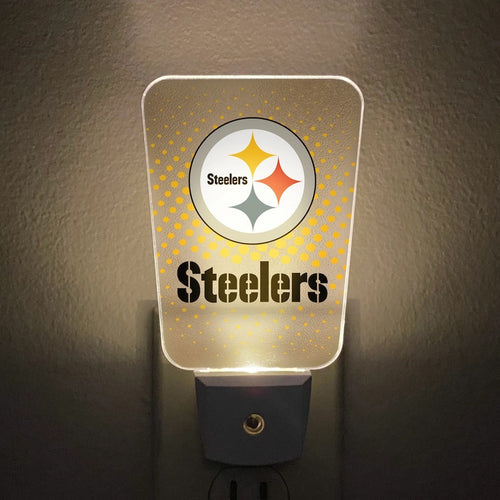 Pittsburgh Steelers Team Frosted Night Light NEW
