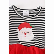 Load image into Gallery viewer, Red Striped Santa Tutu Dress ~ NEW Choose your size!