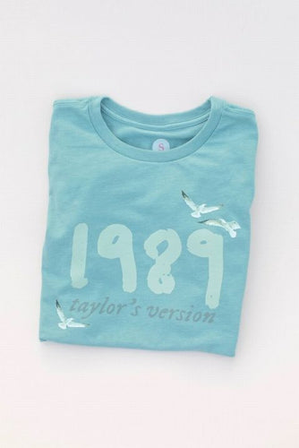 Blue adult 1989 soft cotton Tshirt 