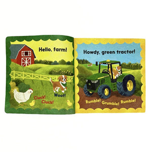 John Deere Kids Hello, Farm! ~ chewable, non rip Tuffy Book