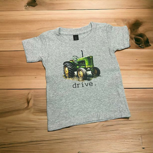 Tractor Drive Toddler Tshirts