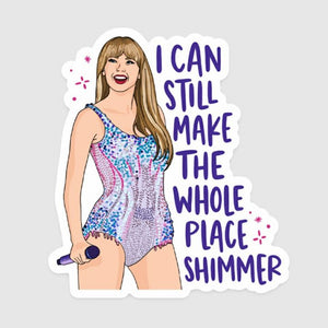 Taylor inspired Tay Shimmer Sticker 3"