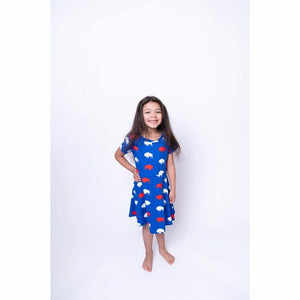 Red and Blue Buffalo Dress ~ Super soft ~ Sizes Baby through Girls 8/10 NEW!