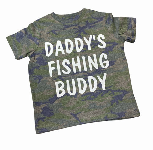 Daddy's Fishing Buddy Camo Tshirt ~ NEW! Select size!