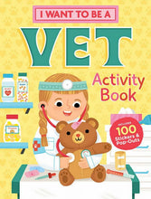 Load image into Gallery viewer, I want to be a vet activity book.