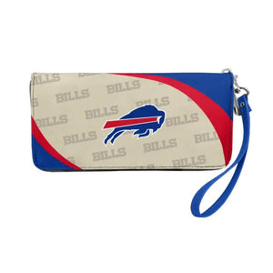 Buffalo Bills Wallet & Wristlet. Red white blue with Bills logo on one side