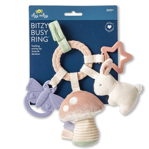 Itzy Ritzy Bitzy Busy Ring™ Teething Activity Toy NWT