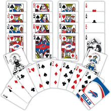 Load image into Gallery viewer, Buffalo Bills playing cards details