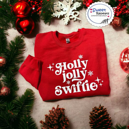 Holly Jolly Swiftie Holiday Crewneck Sweatshirt ~ Adult sizes NEW