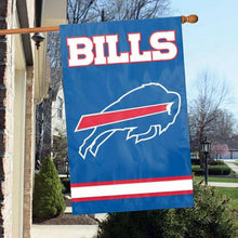 Load image into Gallery viewer, Buffalo Bills Applique Banner Flag 44&quot; x 28&quot;