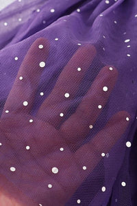 Purple Halloween Bat Applique Tutu Dress NEW