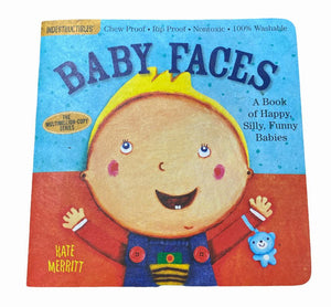 Indestructible Baby Faces Book ~ Chew Proof, Rip Proof, & Washable NEW!