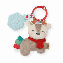 Load image into Gallery viewer, Holiday Reindeer Itzy Pal™ Plush + Teether NEW!