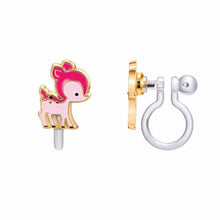 Load image into Gallery viewer, Girl Nation Darling Deer Lead Free CLIP ON Earrings NEW