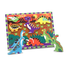 Load image into Gallery viewer, Melissa &amp; Doug Dinosaurs Chunky Puzzle - 7 Pieces NEW