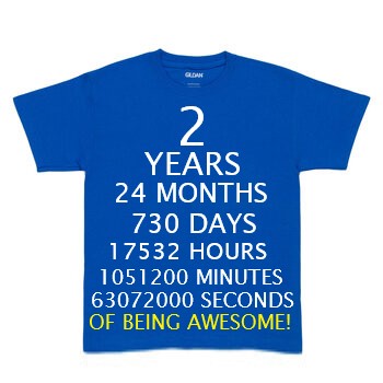 Birthday Tshirt ~ BLUE custom made ~ Ages & size of tshirt NEW