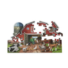 Load image into Gallery viewer, Melissa &amp; Doug Busy Barn Yard Shaped Floor Puzzle - 32 Pieces New