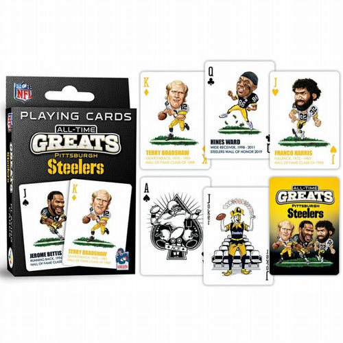 Pittsburgh Steelers NFL All-Time Greats Playing Cards NEW