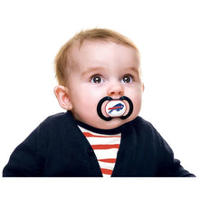Load image into Gallery viewer, Buffalo Bills 2pk Pacifiers baby model
