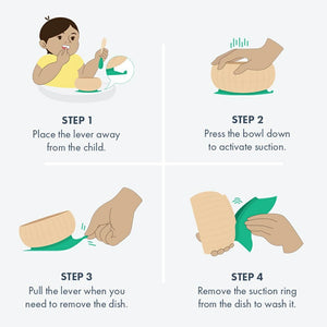 Bamboo baby suction bowl instructions 