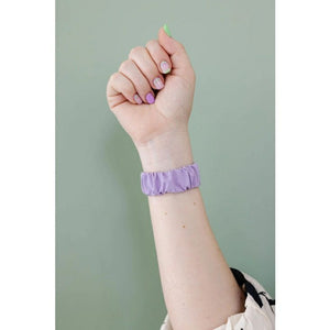 Lilac Athletic Scrunchie Band for Apple Watch 38/40 styles ~ size Med NEW