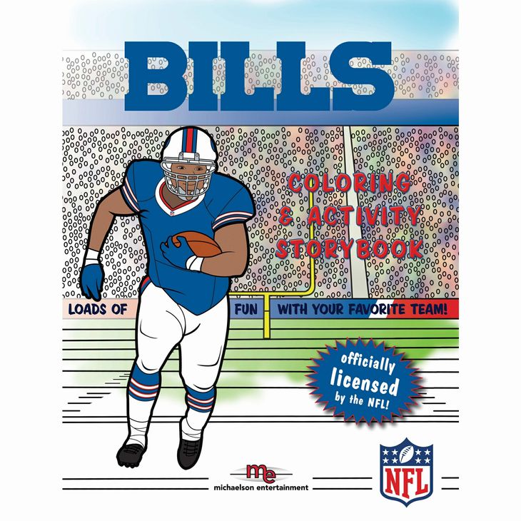 Buffalo Bills Coloring & Activity Book ~ Officially licensed by the NFL NEW!