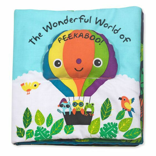 Melissa & Doug Soft Activity Book - The Wonderful World of Peekaboo! New