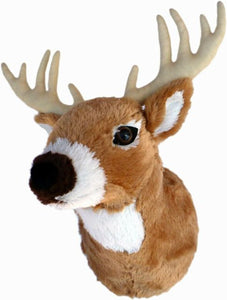Whitetail Deer 13" Plush Mount Wall Toy Mount NEW