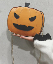 Load image into Gallery viewer, Jack-O-Lantern Pumpkin Purse NEW