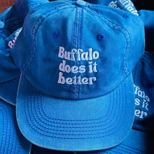 Load image into Gallery viewer, Buffalo does it better blue baseball hat
