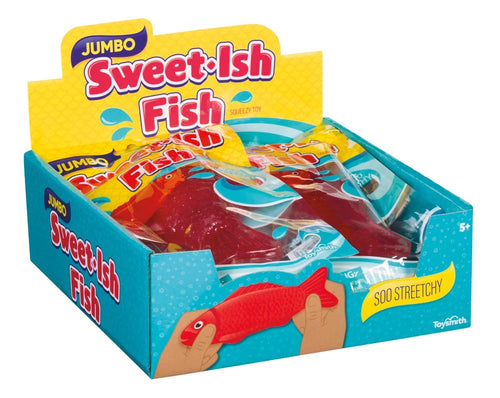 Jumbo Sweet-Ish Fish Non-Edible Squeezy Toy NEW