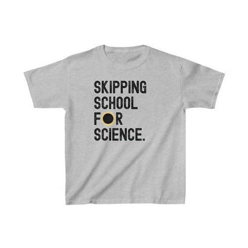Kids Eclipse Skipping School for Science Tshirts