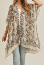 Load image into Gallery viewer, Bohemian Print Open Front Kimonos