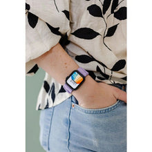Load image into Gallery viewer, Lilac Athletic Scrunchie Band for Apple Watch 38/40 styles ~ size Large NEW
