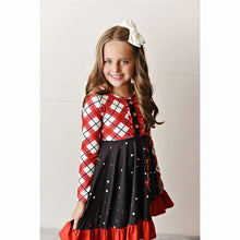 Load image into Gallery viewer, Red Reindeer Christmas Holiday Soft Twirl Dress NEW ~ choose your size!