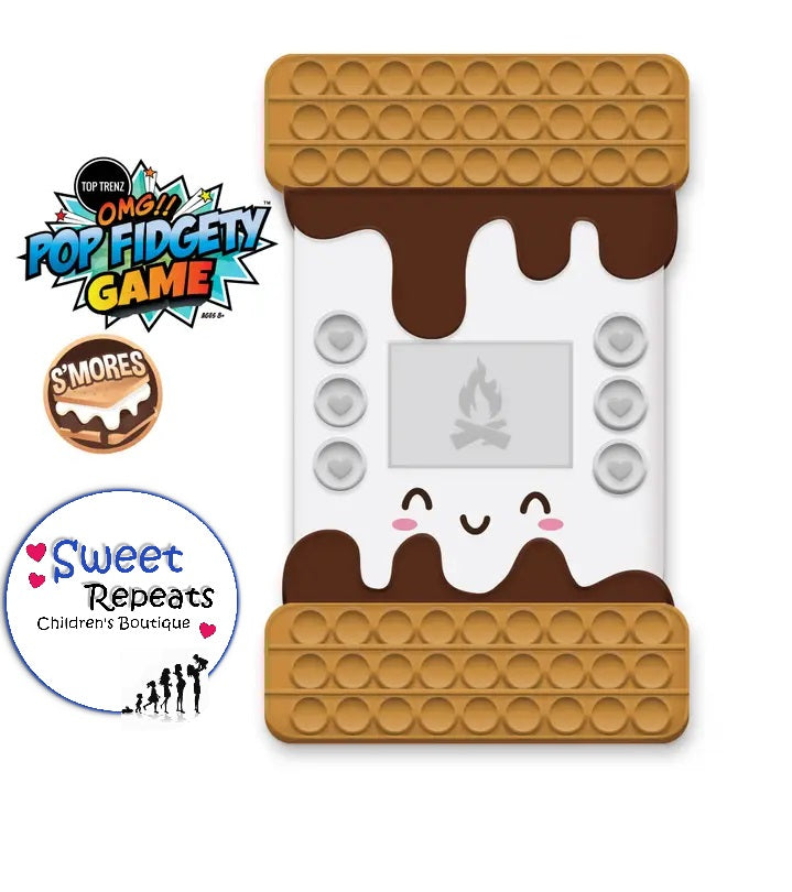 Omg! Pop Fidgety Game! - S'Mores Game Board NEW