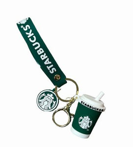 Starbucks Inspired Keychain NEW