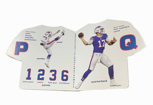 Buffalo Bills Baby ABC Board Book inside pages