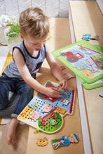 Load image into Gallery viewer, HABA Threading Lacing Activity Puzzle for preschoolers.