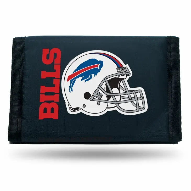 NFL Buffalo Bills Nylon Trifold Wallet NEW