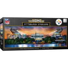 Load image into Gallery viewer, Pittsburgh Steelers NFL 1000pc Pano Jigsaw Puzzle - Stadium NEW