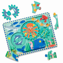 Load image into Gallery viewer, Melissa &amp; Doug Wooden Underwater Gear Puzzle – 18 Pieces New