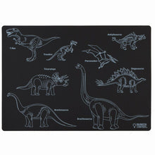 Load image into Gallery viewer, Imagination Starters Dinosaur Chalkboard Placemat 12&quot;x17&quot; NEW