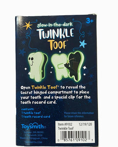 Twinkle Toof, Tooth Fairy Keeper, Glow-in-the-Dark NEW