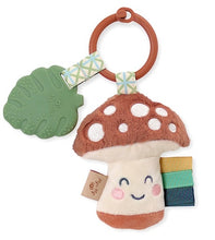 Load image into Gallery viewer, Itzy Pal™ Plush + Teether Mushroom &amp; Leaf Toy &amp; Teether
