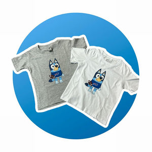 Bluey Bills Football Tshirts ~ Choose your size NEW