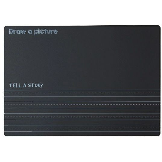 Imagination Starters Draw a Picture Tell a Story Chalkboard Placemat 12