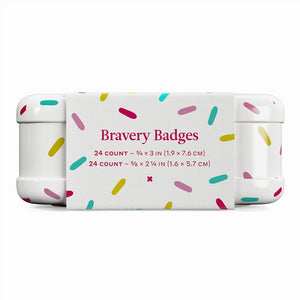 Welly Bravery Badges Ice Cream Theme Fabric Bandages 48 count NEW